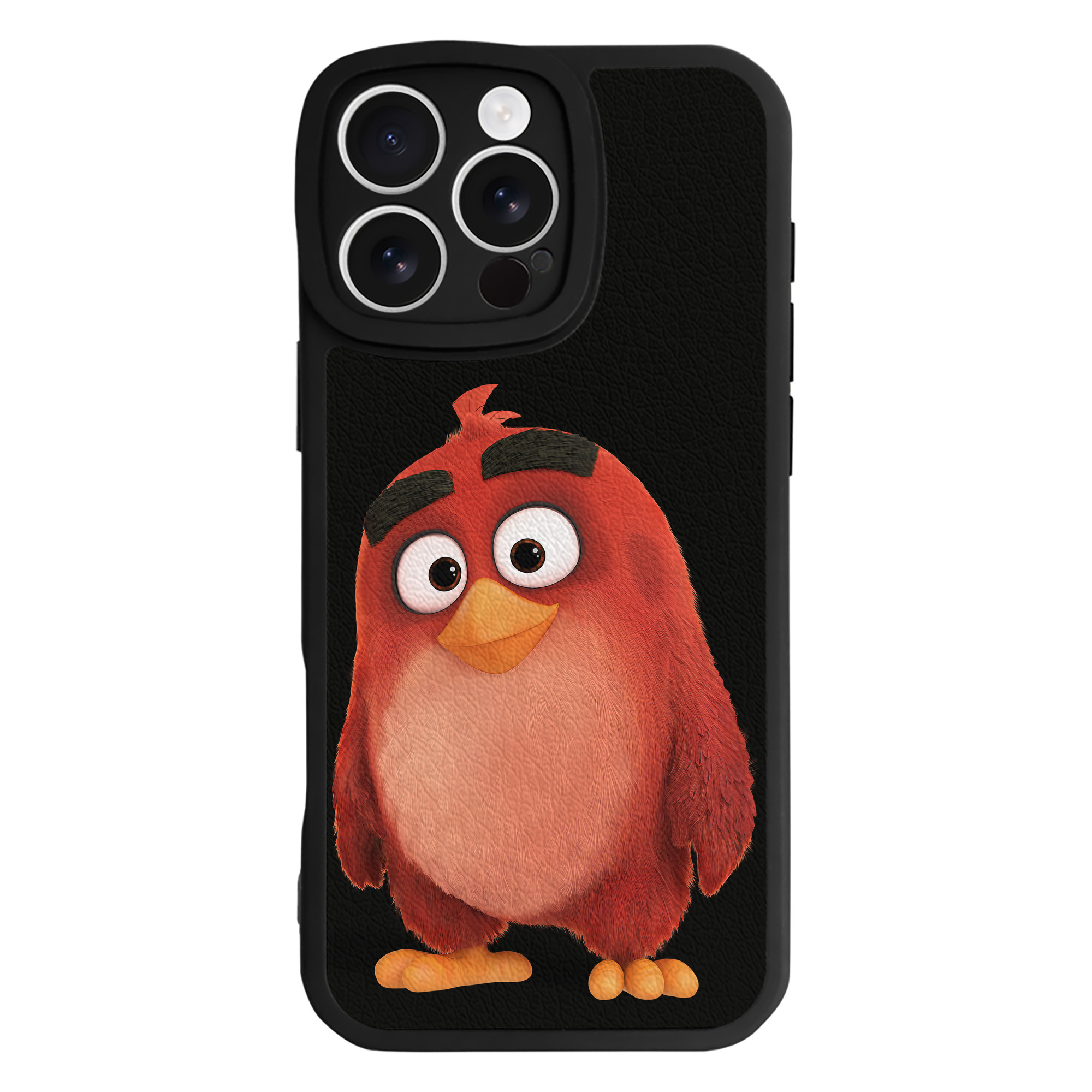 （画像用） Angry Birds アングリーバード 【iPhone 16シリーズ対応】シリコンスマホケース（レザー調） 材質：シリコン